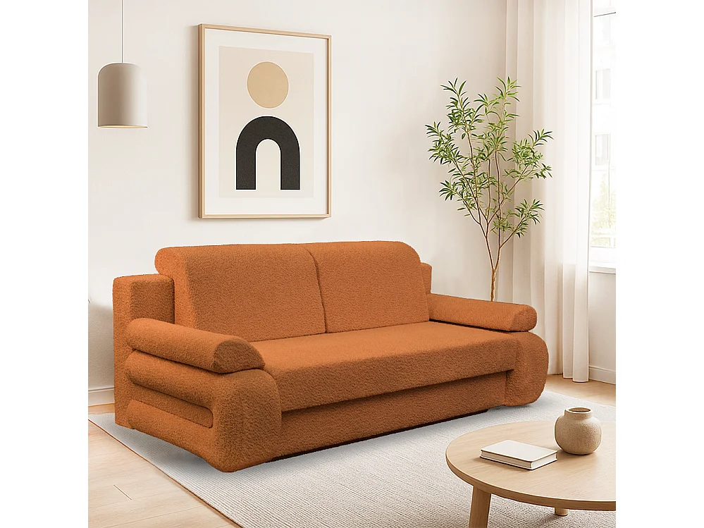 Canapé ZARA, orange (Marcello 9)