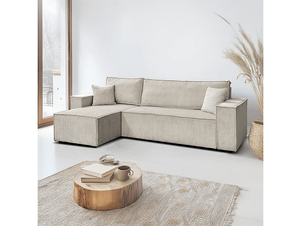 Lea Ecksofa, Beige (Poso 2)