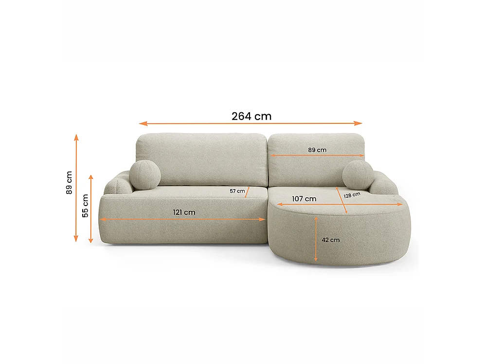 Selena Ecksofa, Braun (Quelle 18)