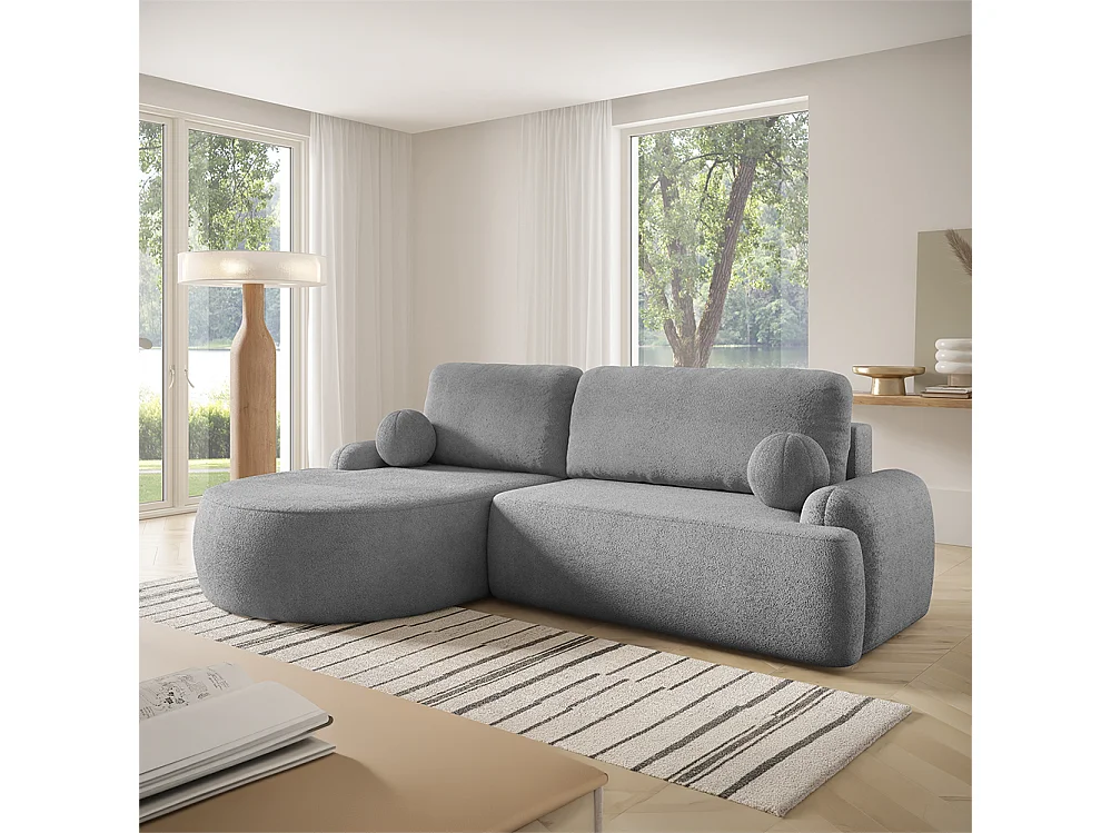 Ecksofa Selena, dunkelgrau (Quelle 92)