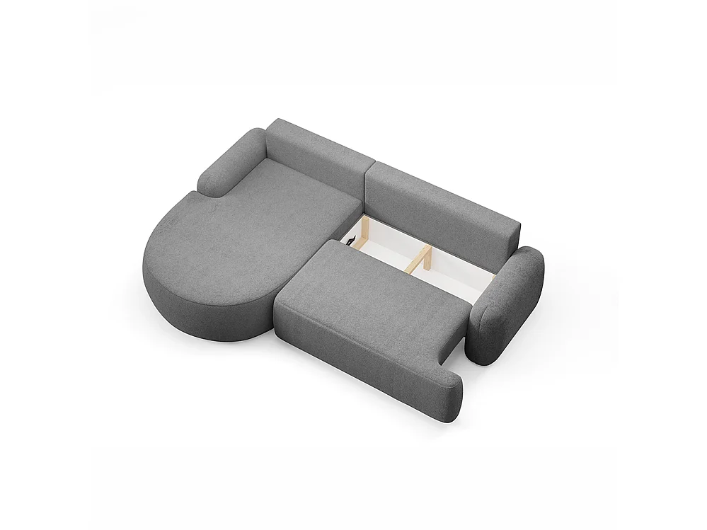 Ecksofa Selena, dunkelgrau (Quelle 92)