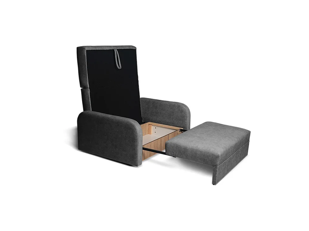 Dalia II Sofa, Dunkelgrau (Quintana 14)
