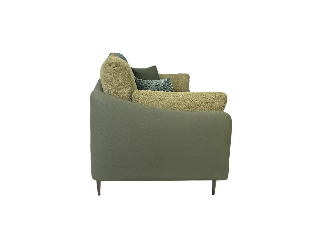 Canapé TRIO, vert (Olifante 9 Corail 25 Miscanto 75)