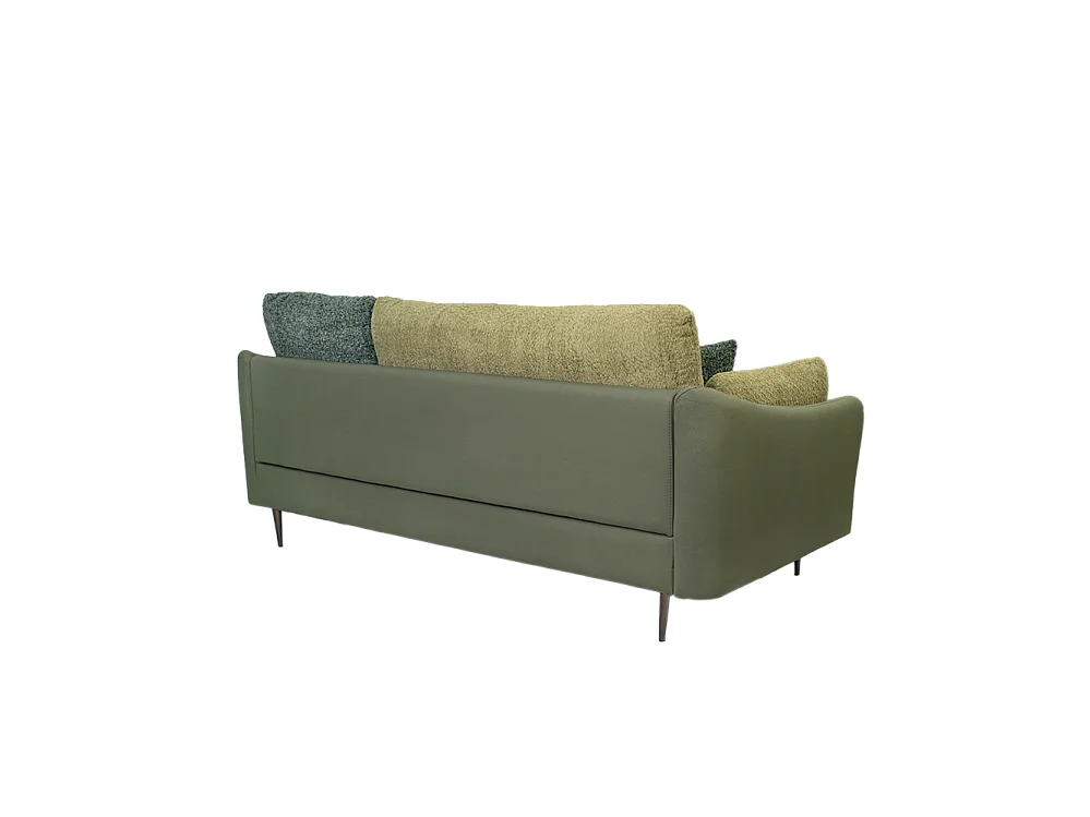 Canapé TRIO, vert (Olifante 9 Corail 25 Miscanto 75)