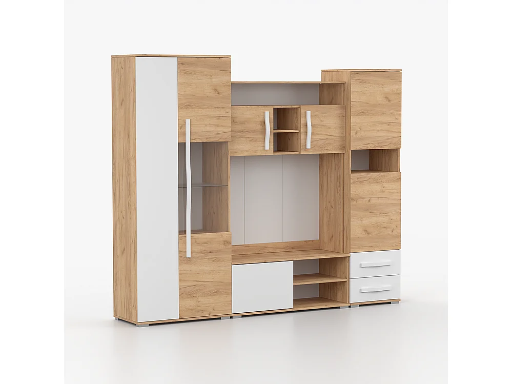 LAURA MINI 240 cm, meblościanka Craft Oak Gold