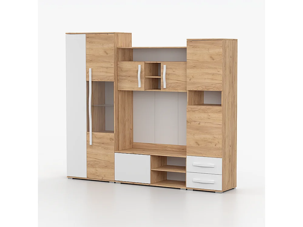 LAURA MINI 240 cm, meblościanka Craft Oak Gold
