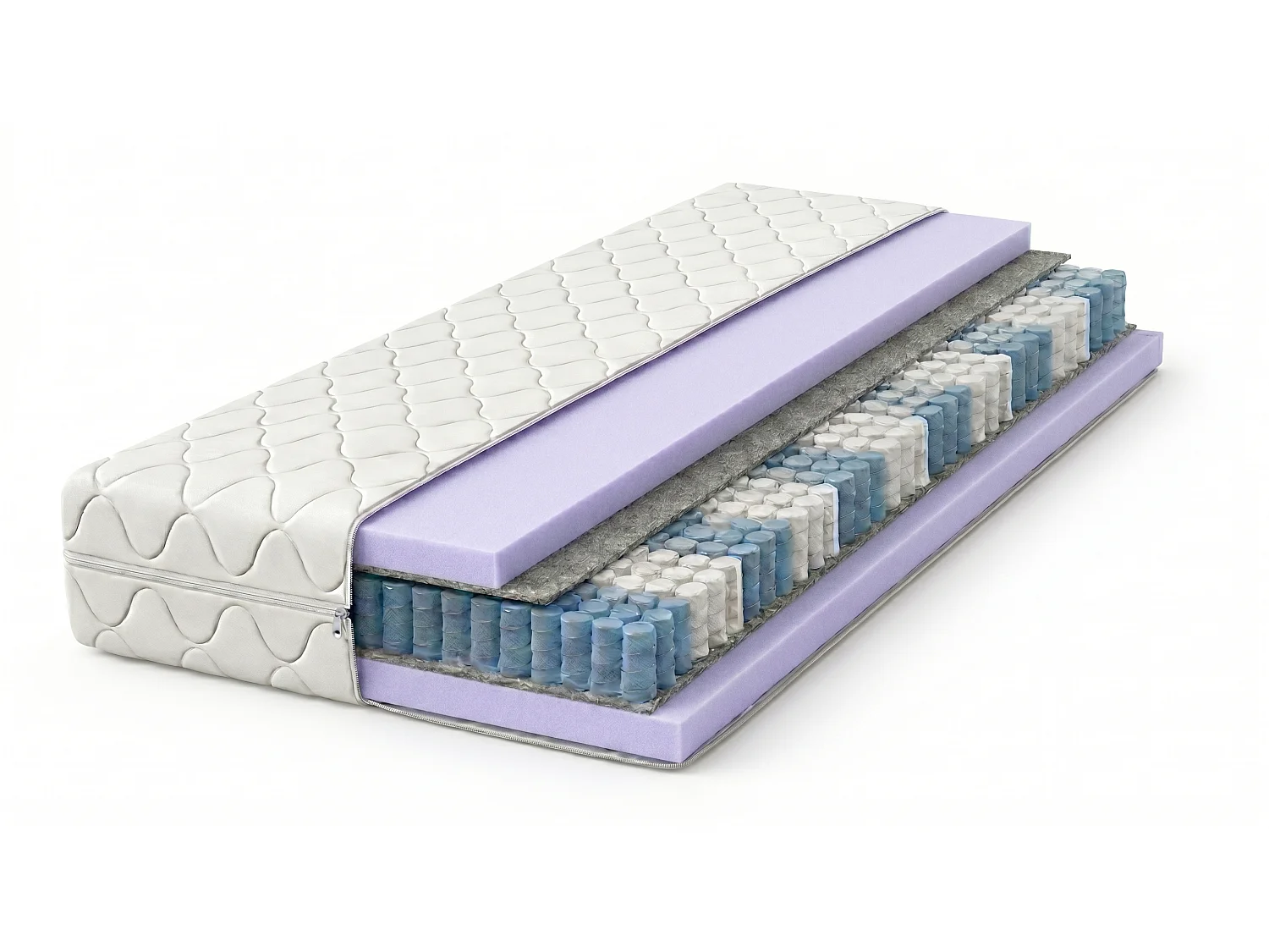 Matelas à ressorts ensachés FRANK 140x200 hauteur 20 cm