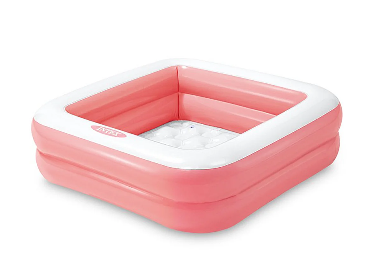 Piscine gonflable carrée Rose - Intex
