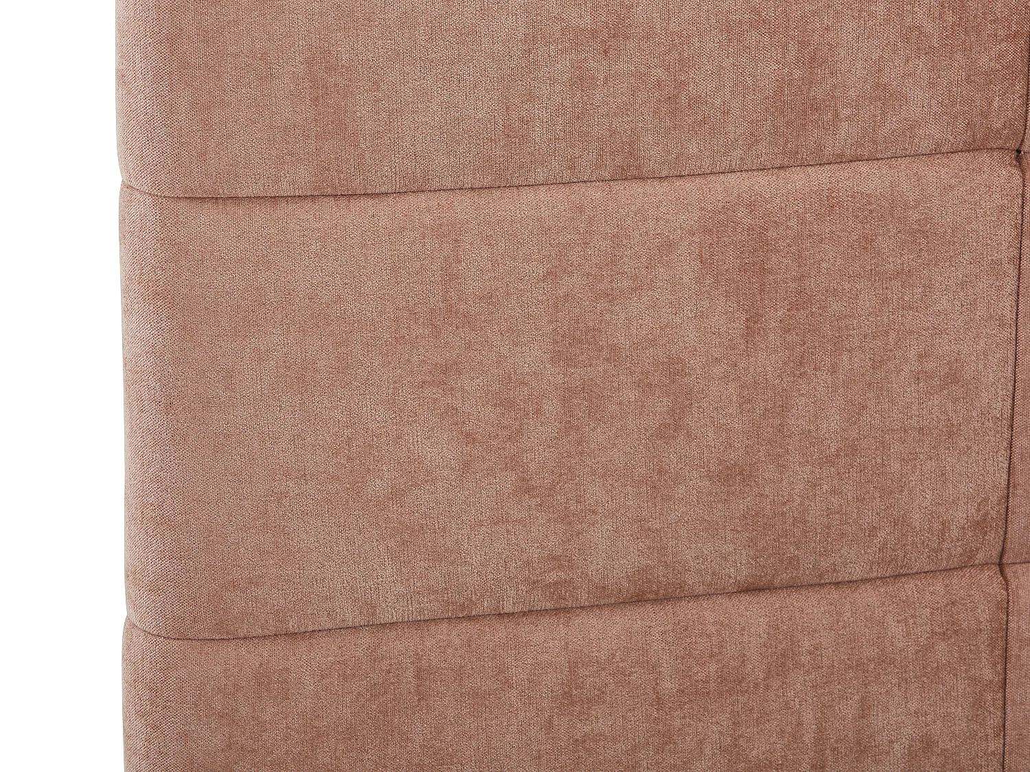 Lit coffre 180 × 200 cm – Tissu – Terracotta + Matelas – HOPEYA