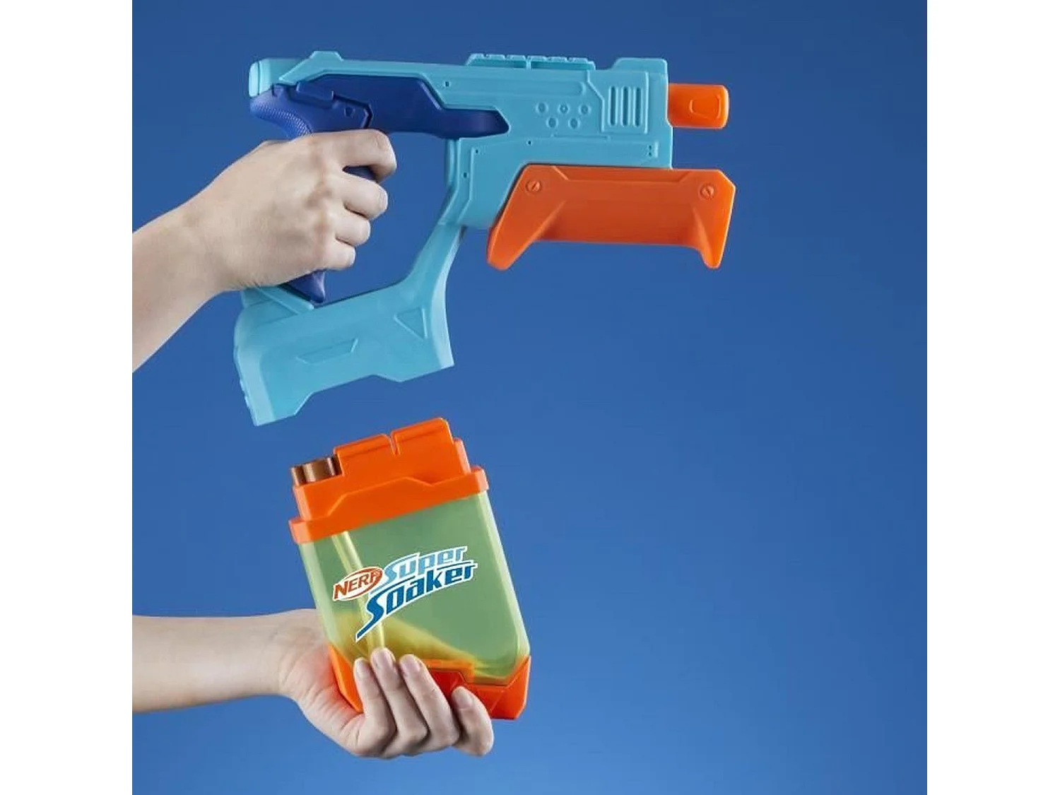 2 pistolets à eau, réservoirs à remplissage facile Super Soaker