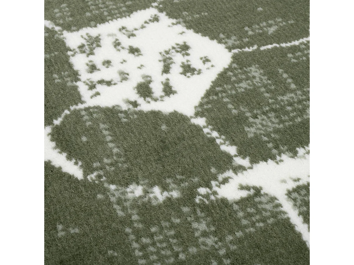 Tapis 60 x 110 cm LYN1 FOOT, motif terrain de football, vert, ludique et sportif