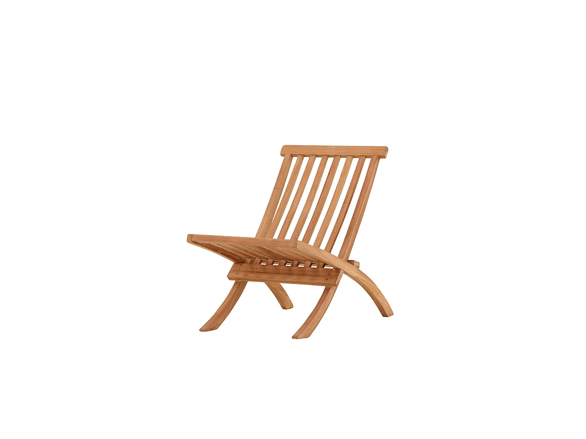 Fauteuil de Jardin en Teck "Kenya" 80cm Naturel