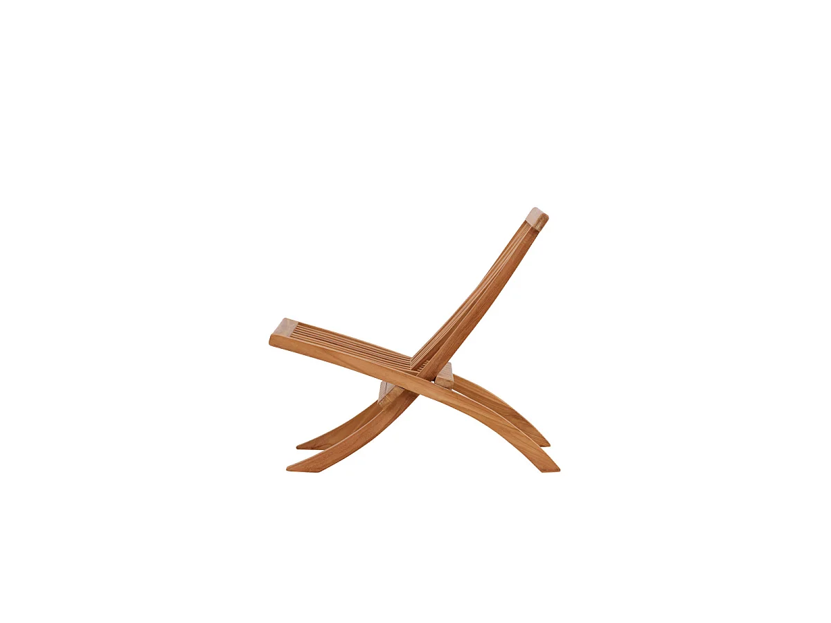 Fauteuil de Jardin en Teck "Kenya" 80cm Naturel