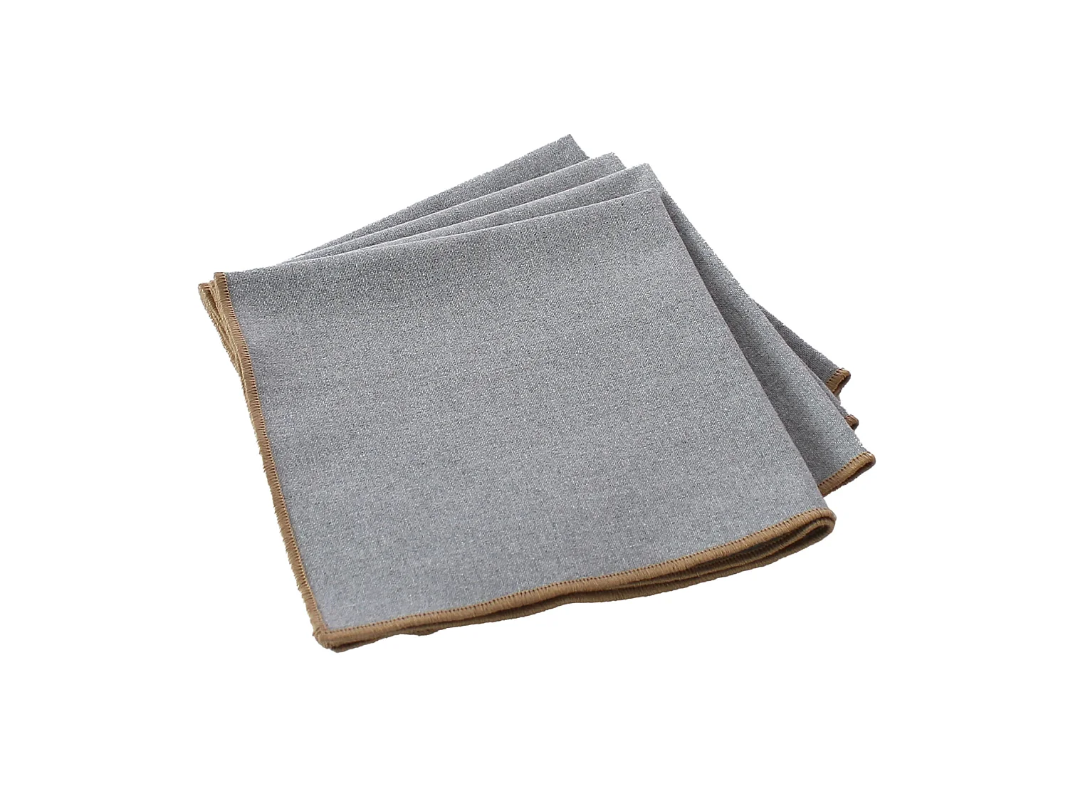 Serviette de table unie et bourdonnée