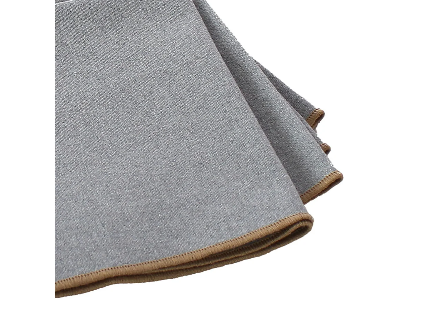 Serviette de table unie et bourdonnée