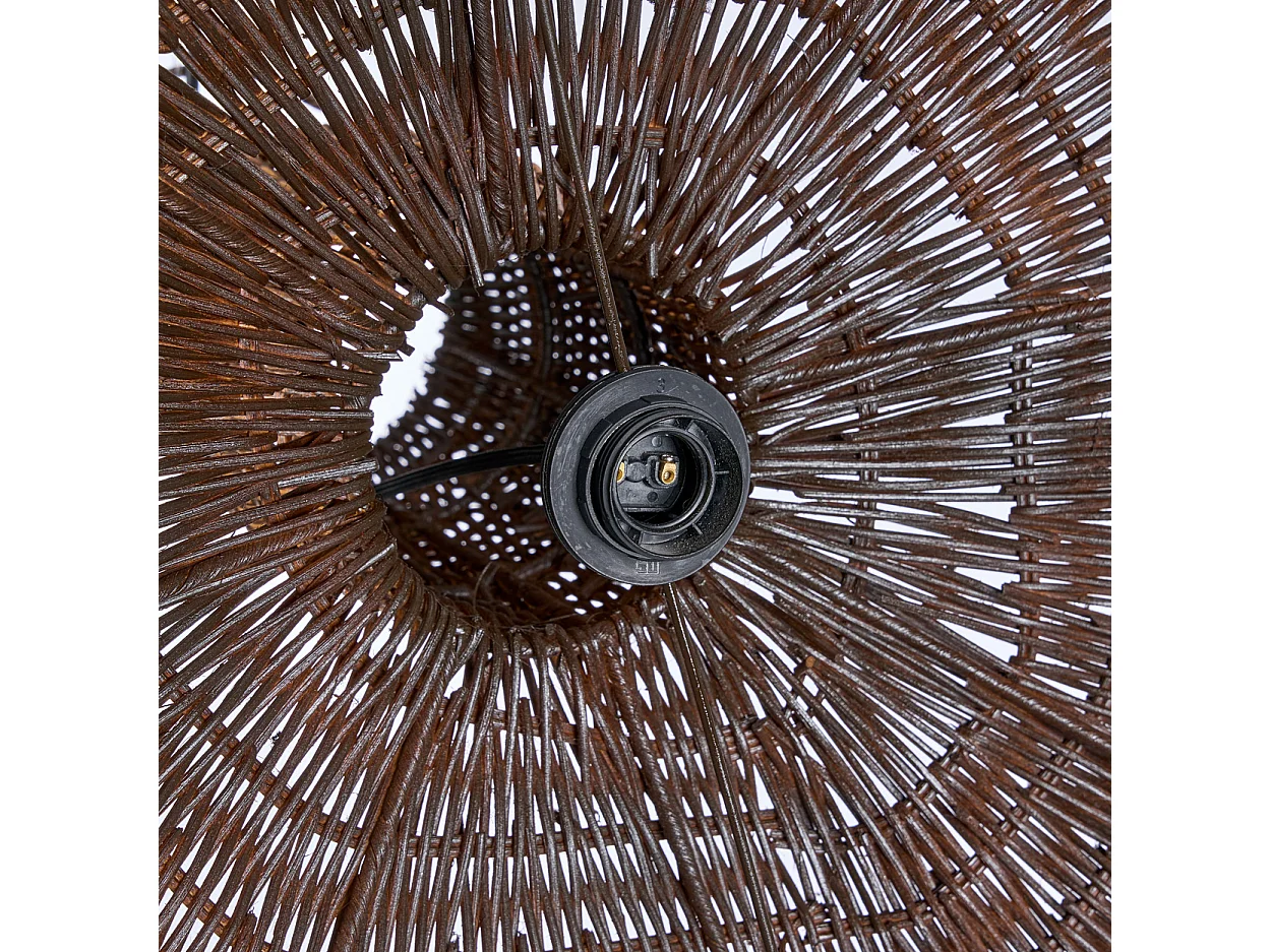 De Koepel Hanglamp - Donker Noten - XL
