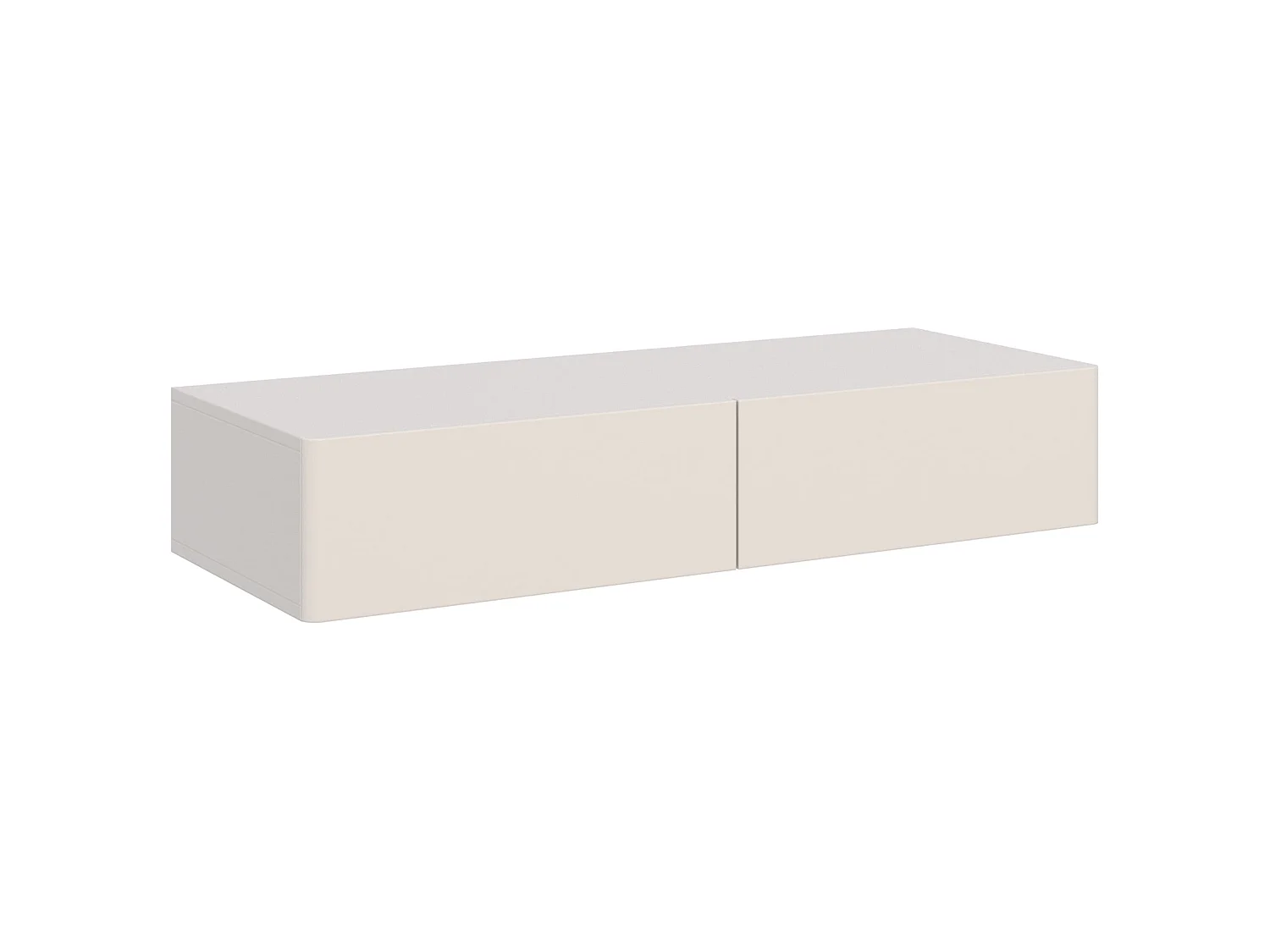 Hangende kaptafel Olio met 2 lades, kasjmier, 110cm