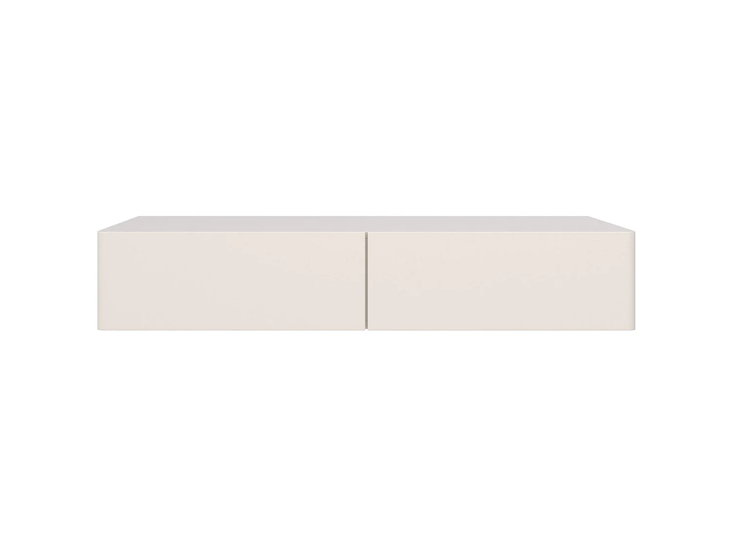 Hangende kaptafel Olio met 2 lades, kasjmier, 110cm
