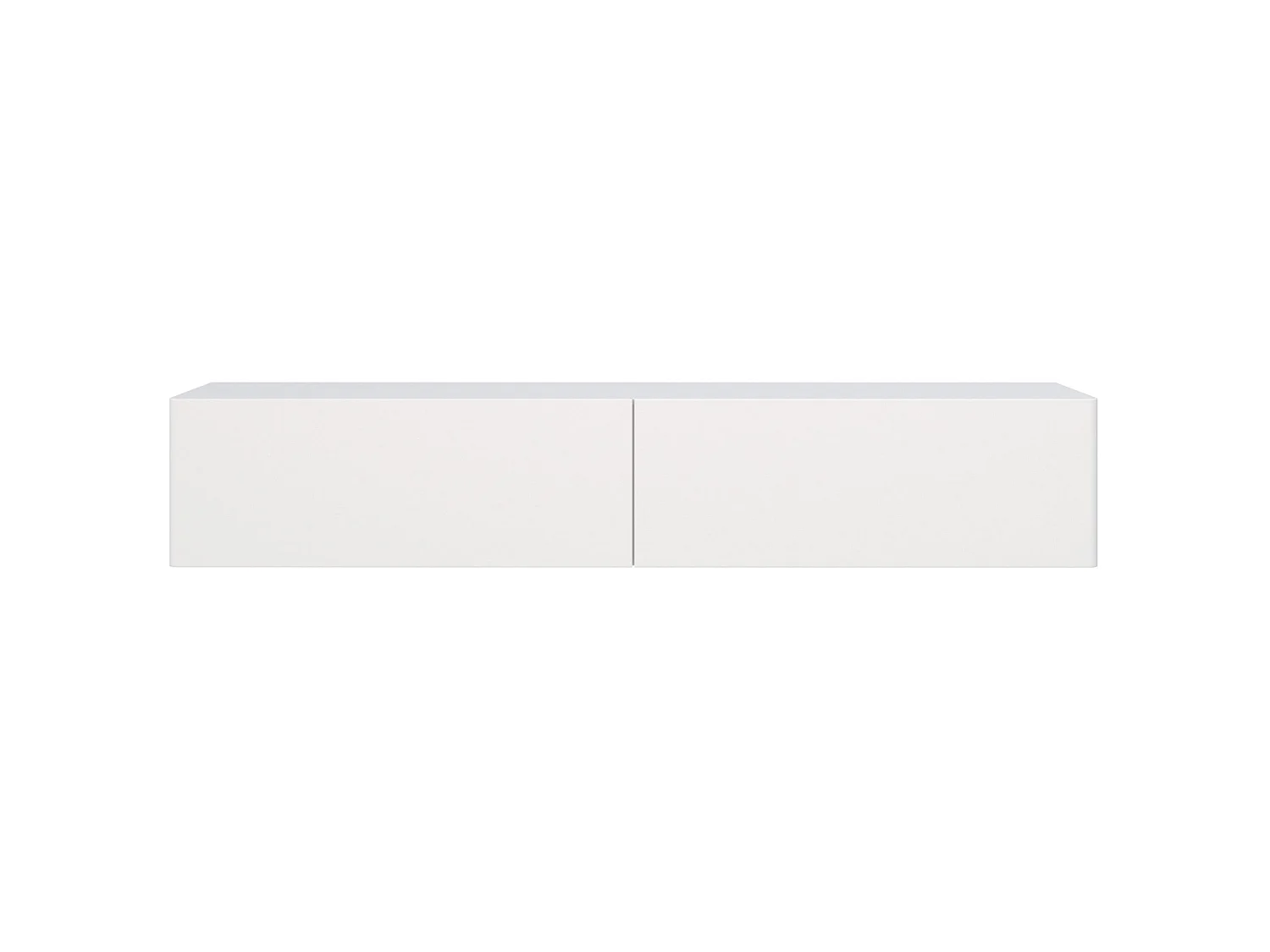 Hangende kaptafel Olio met 2 lades, wit, 110cm