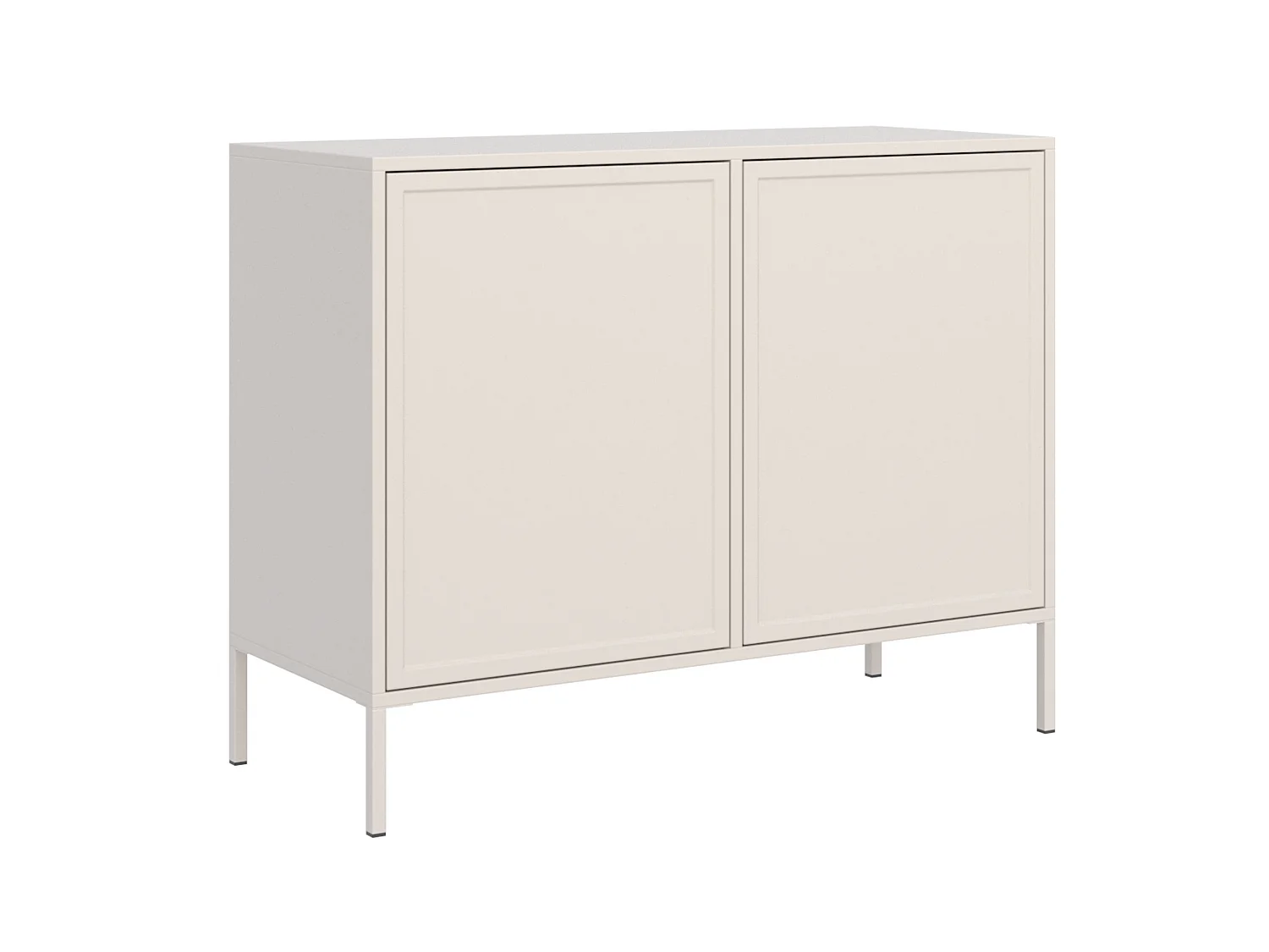 Buffet 2 portes – VELVETO – 100 cm – Gris cachemire
