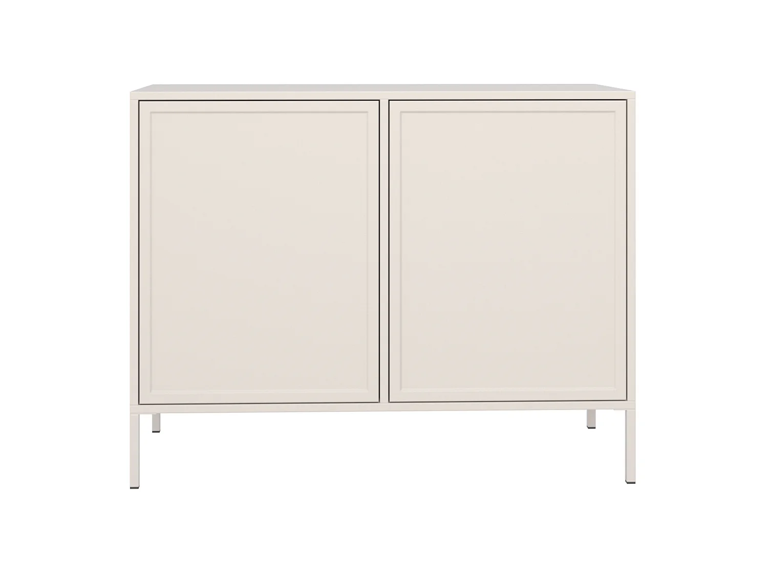 Buffet 2 portes – VELVETO – 100 cm – Gris cachemire