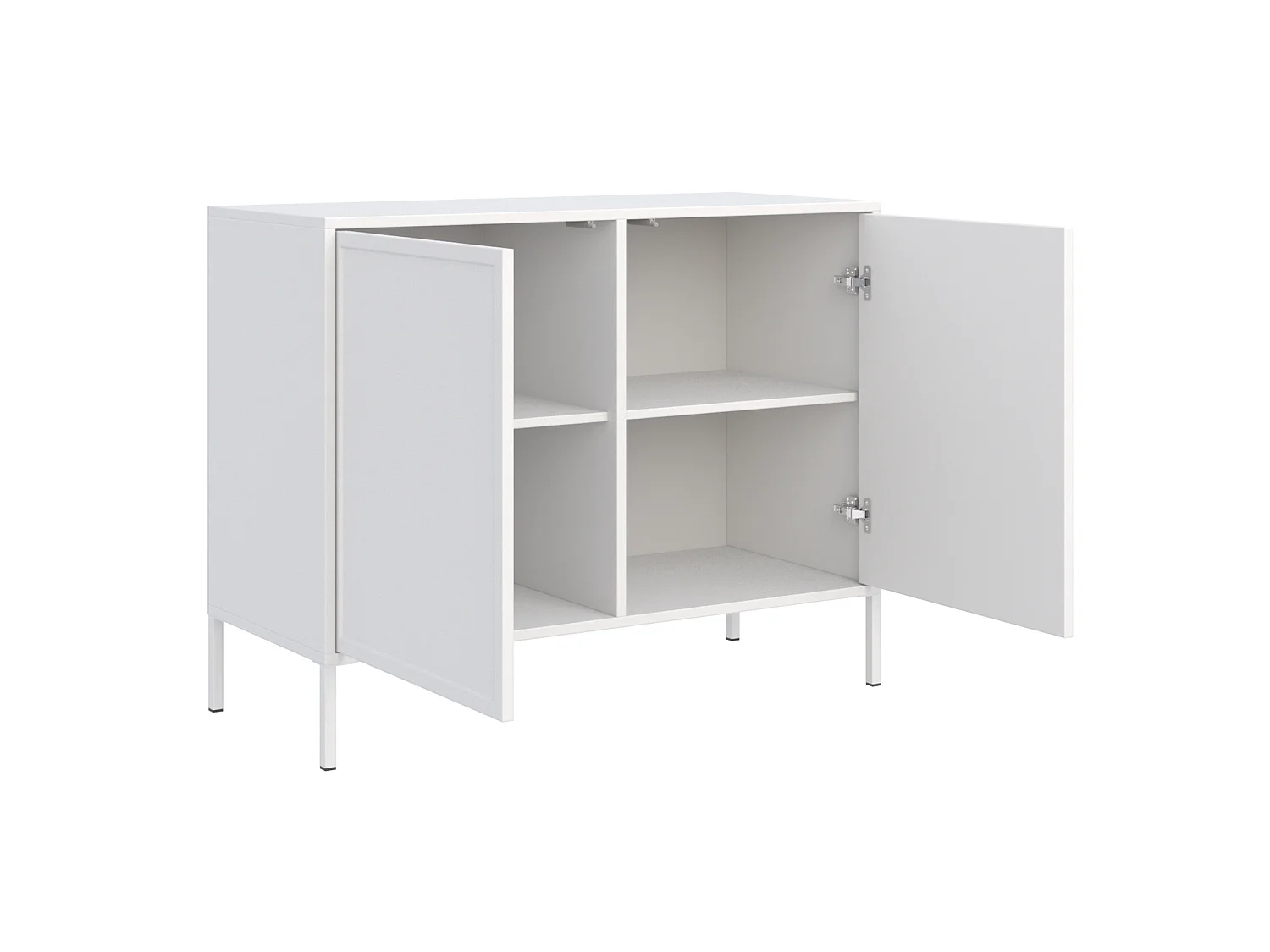 Buffet 2 portes – VELVETO – 100 cm – Blanc