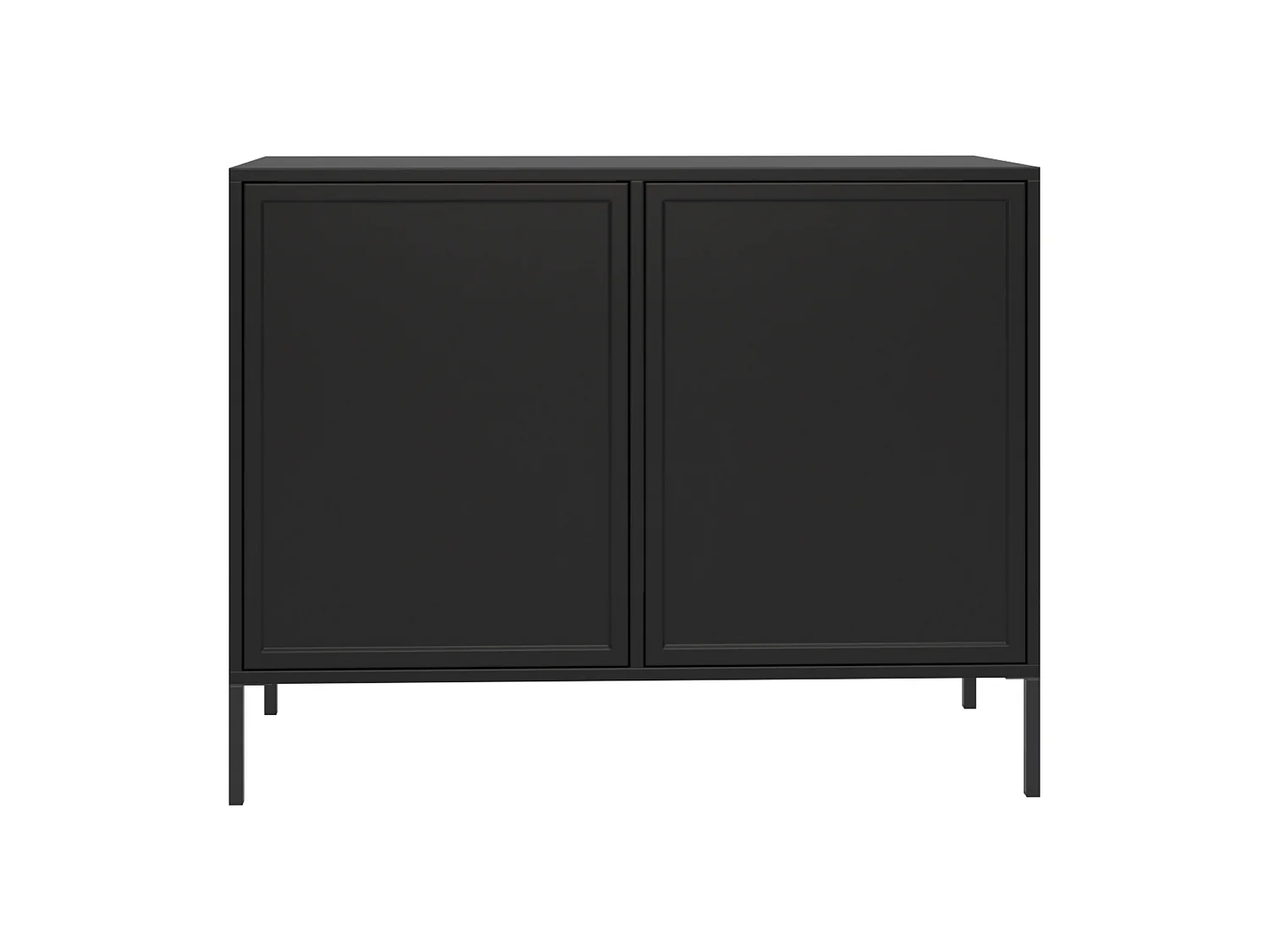 Buffet 2 portes – VELVETO – 100 cm – Noir