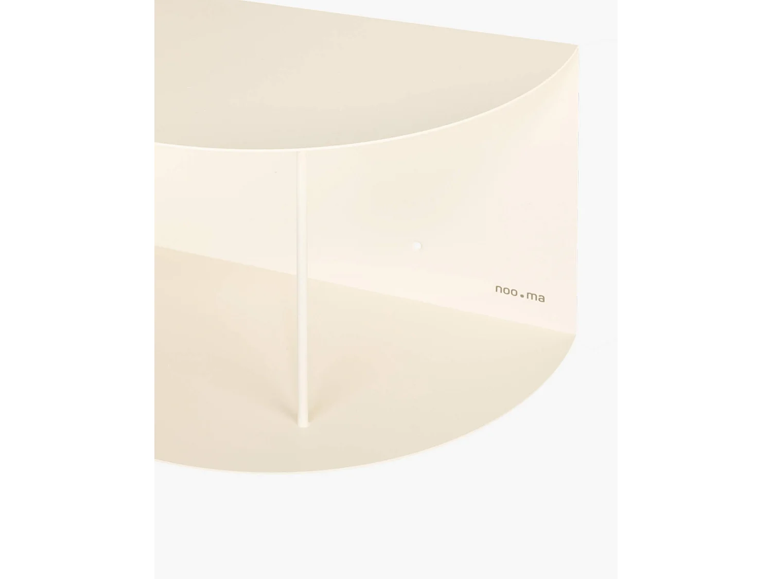 Étagère murale beige noo.ma en métal 80 x 20 x 24 cm, style moderne scandinave