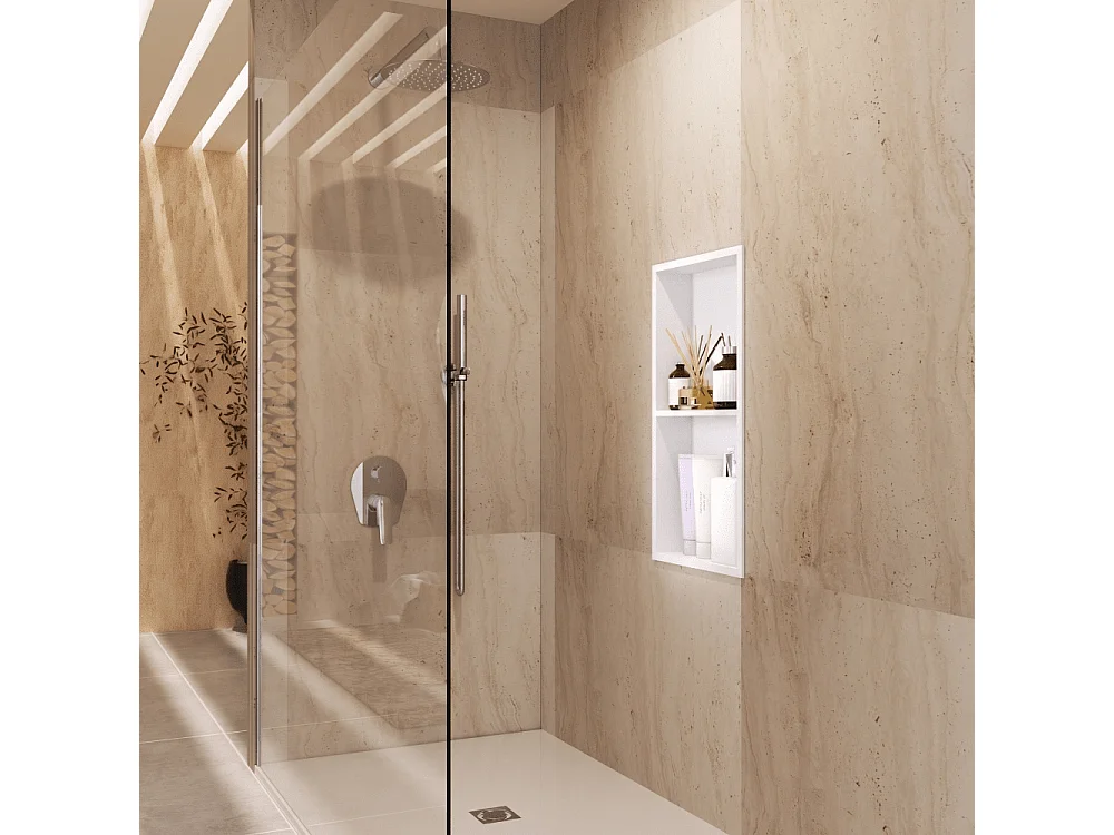 Hornacina de ducha ARTIC blanco