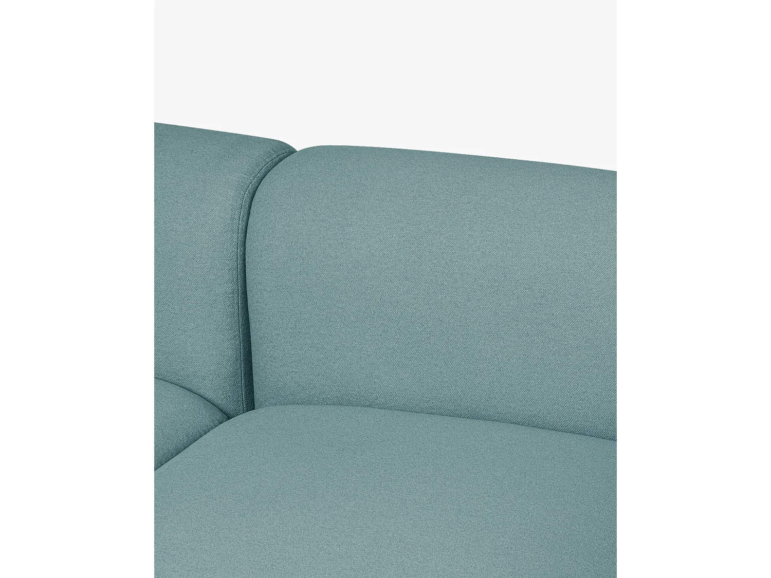 noo.ma Flom Sofa 3‑Sitzer, Pastellblau, 262x96,5x68 cm