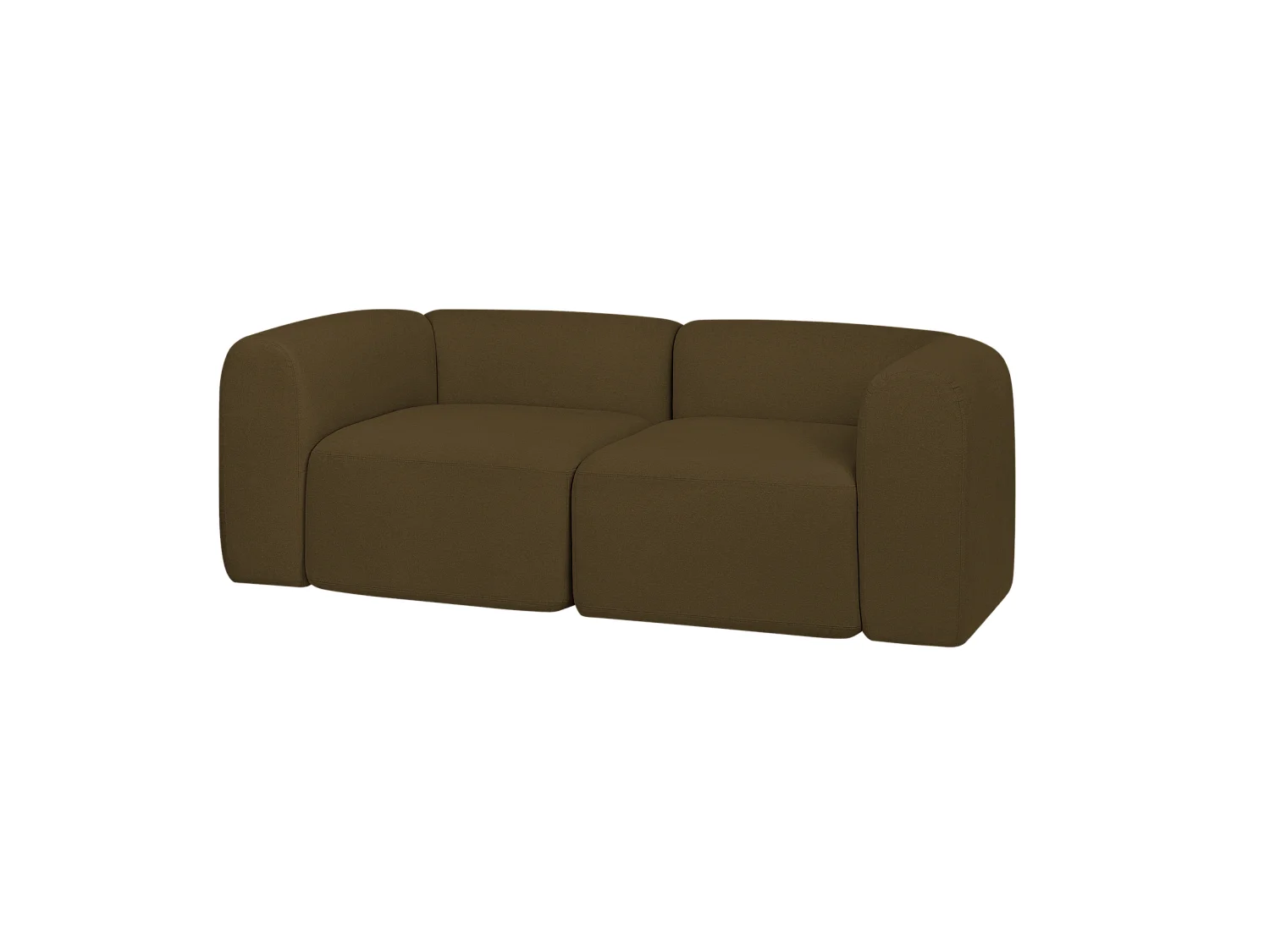 Flom Sofa 2‑Sitzer Gold Olive, 193x96,5x68 cm