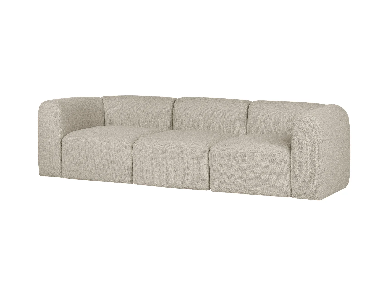 Flom Sofa 3-Sitzer, Bouclé-Bezug Desert Beige