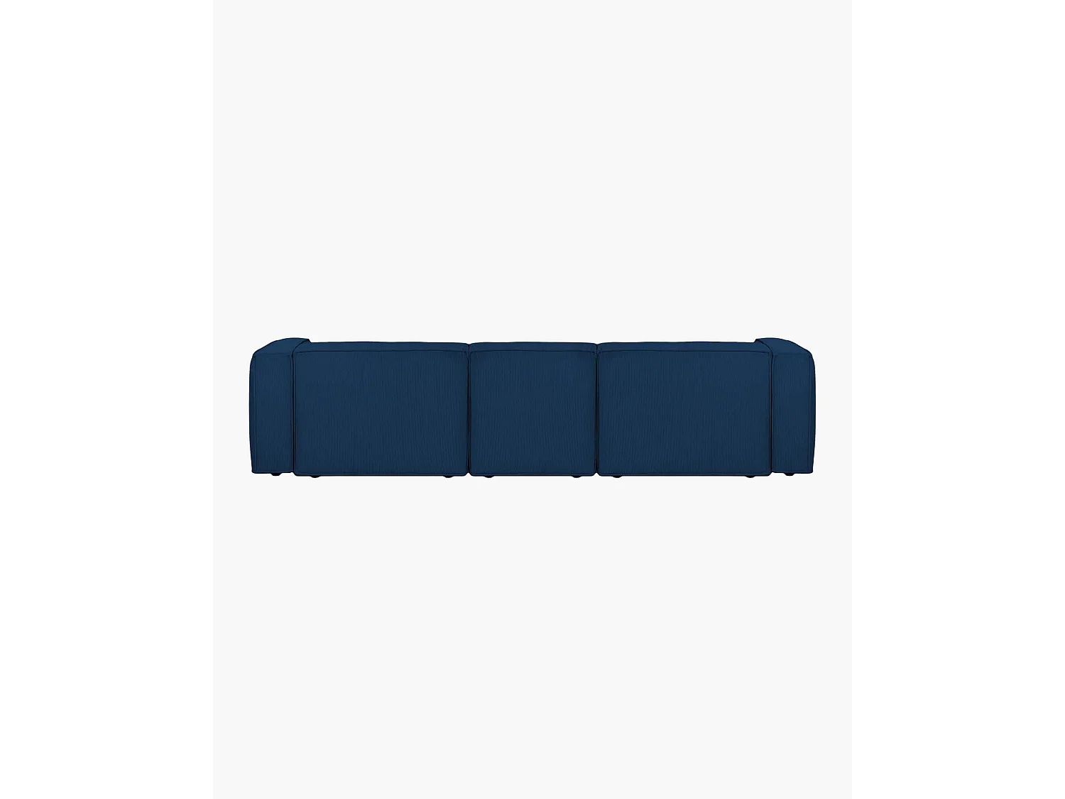 Lobi Sofa 4-Sitzer, Cord-Polsterung Storm Blue, 318x97,5x73,5 cm