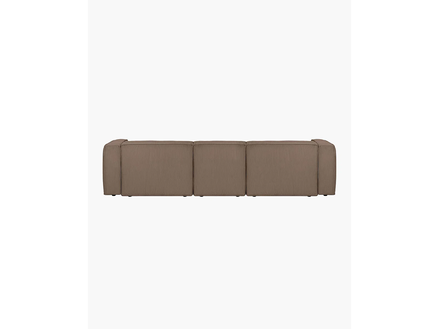 Lobi Sofa 4‑Sitzer, Corduroy 100% Polyester, Mocha Brown