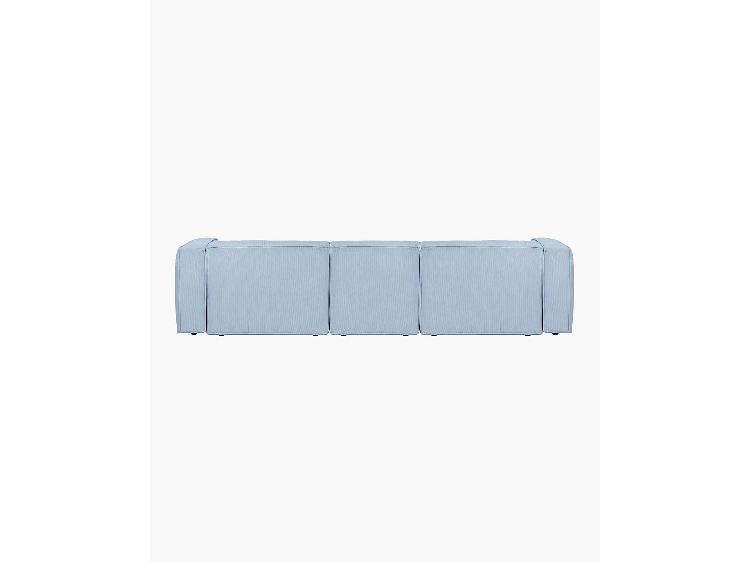 Lobi Sofa 4-Sitzer Baby Blue, Cord, 318x97,5x73,5 cm