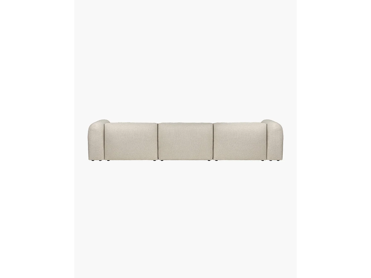 Yaro Sofa 4-Sitzer Ecke - Desert Beige Bouclé, 248 x 100 x 69 cm