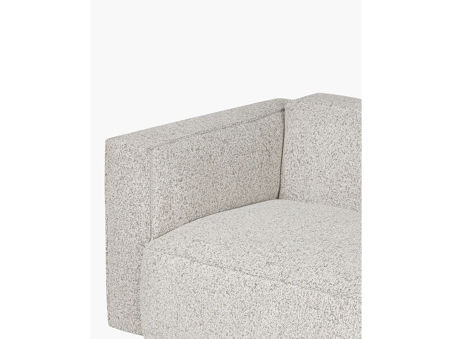 noo.ma Lobi Sofa 3-Sitzer - Cord-Polsterung, Mocha Brown