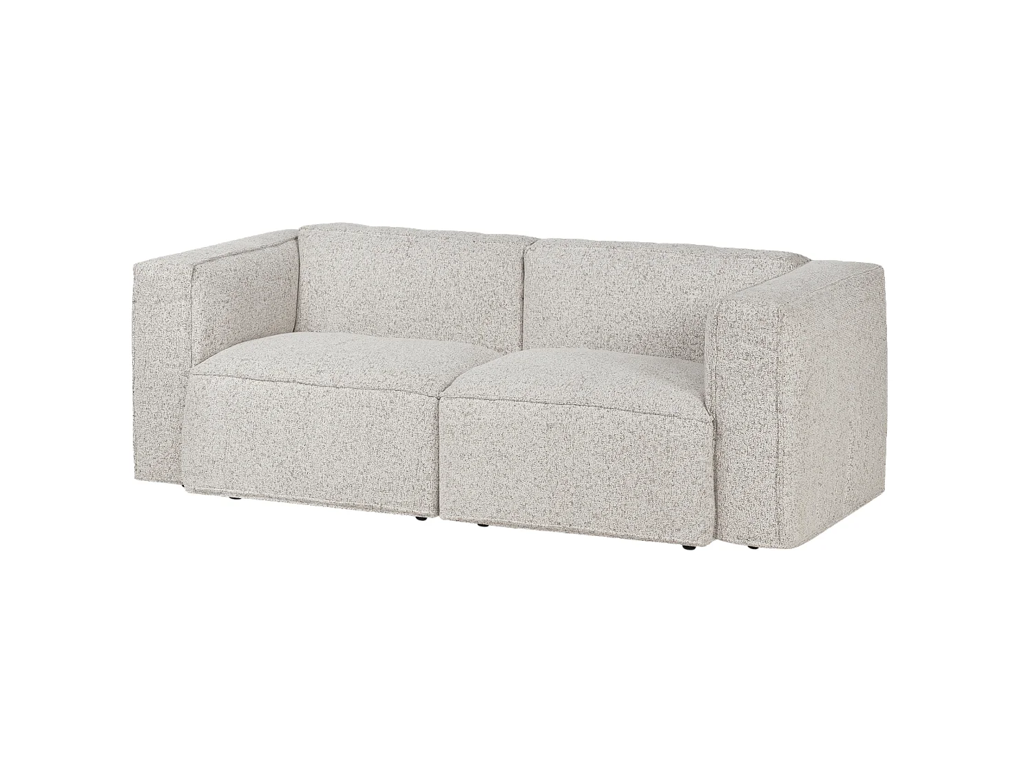 noo.ma Lobi Sofa 3-Sitzer - Cord-Polsterung, Mocha Brown