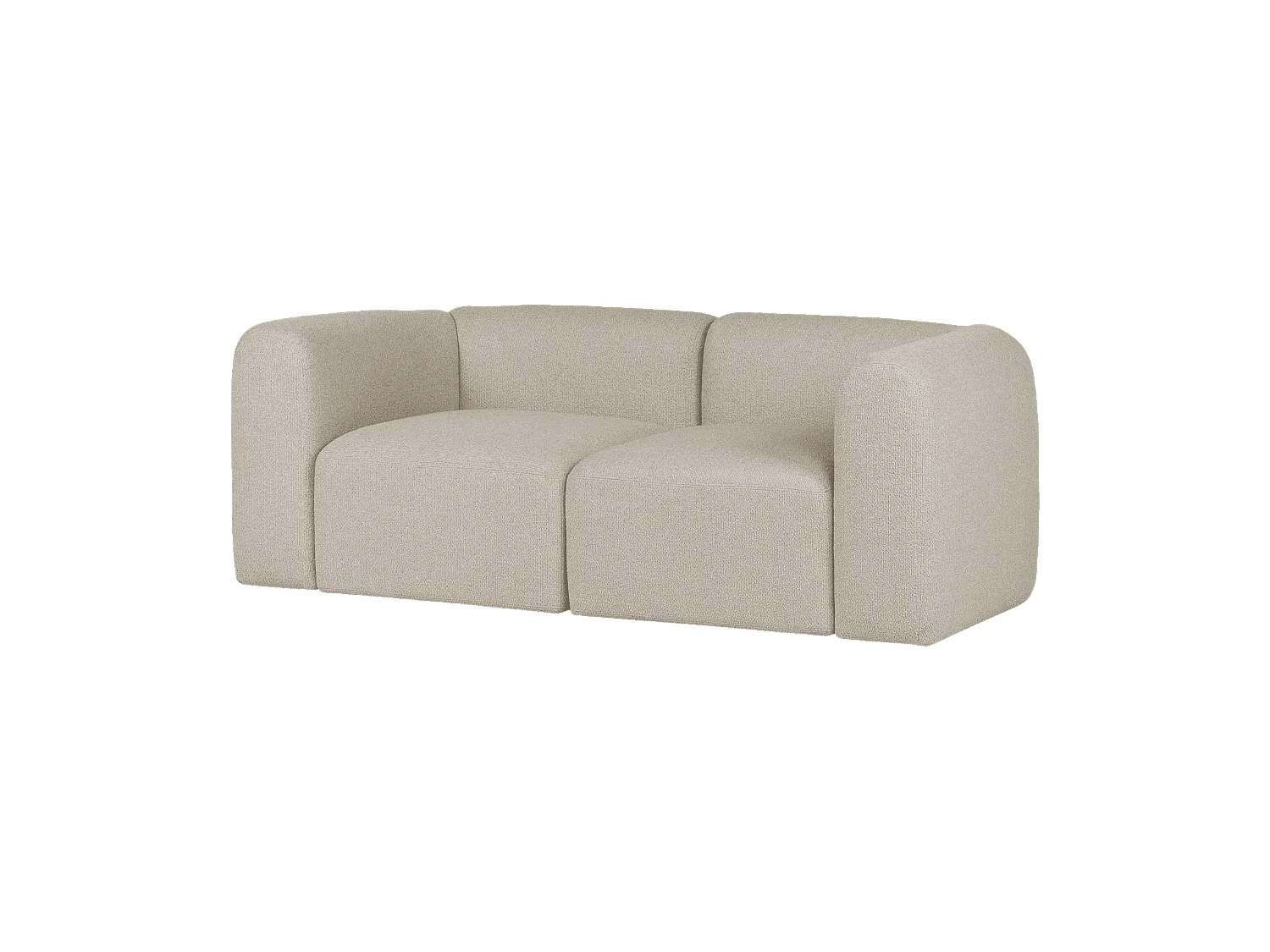 Flom Sofa 2-Sitzer bouclé Desert Beige, 193 x 96,5 cm