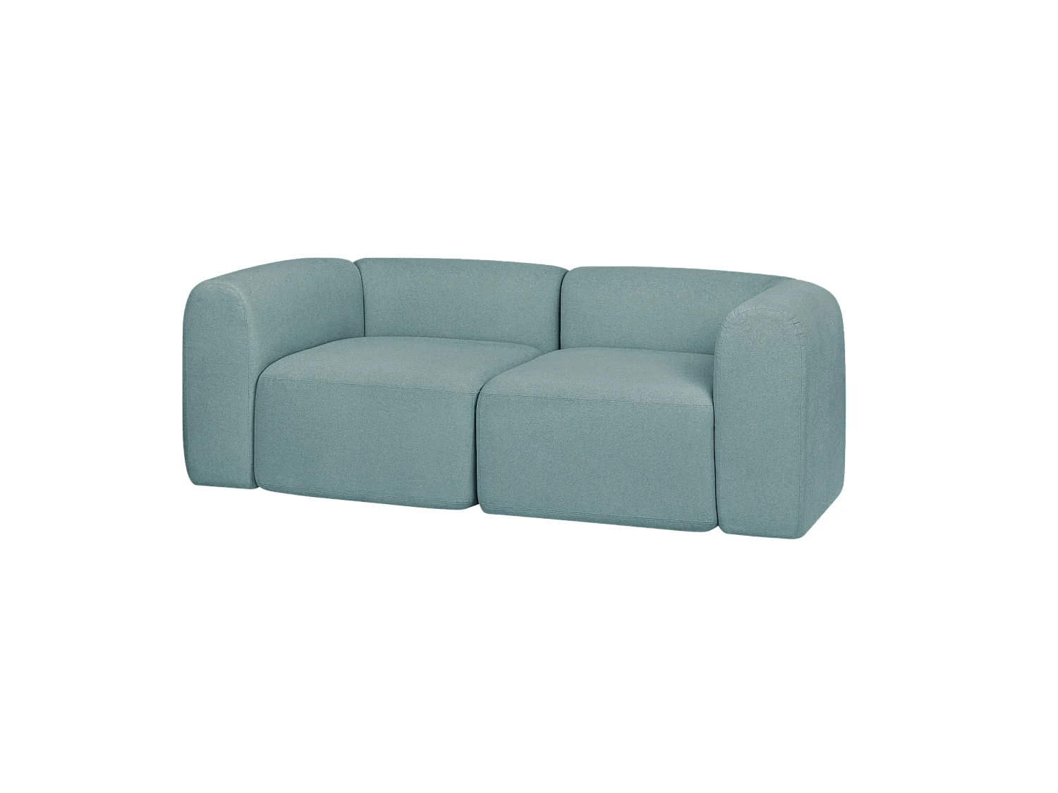Flom Sofa 2-Sitzer, Pastellblau - 193x96,5x68 cm