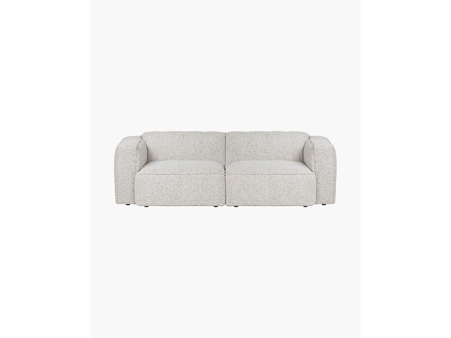 Lobi 3‑Sitzer Sofa noo.ma, Polyesterbezug Clay Grey Mélange