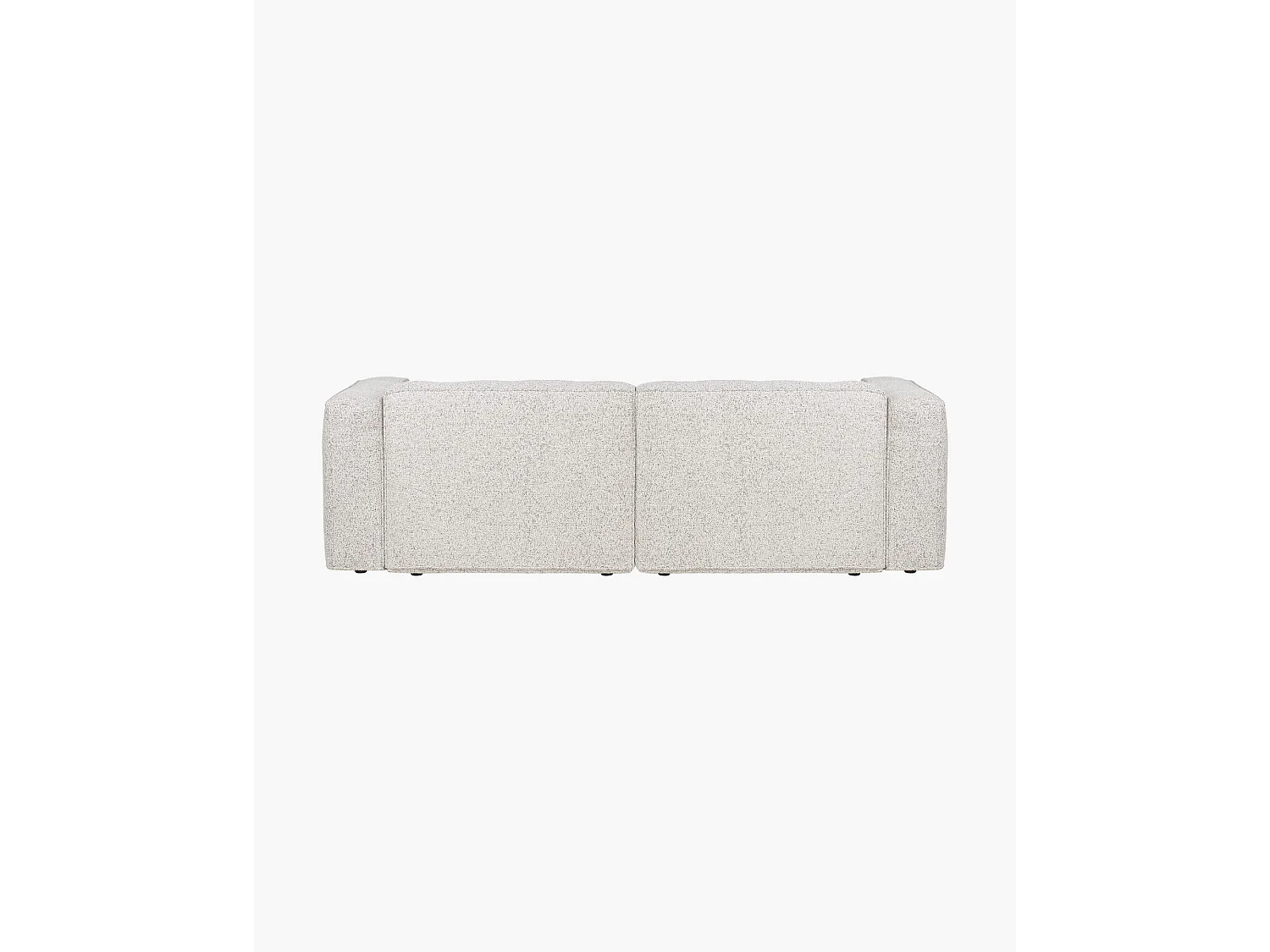 Lobi 3‑Sitzer Sofa noo.ma, Polyesterbezug Clay Grey Mélange