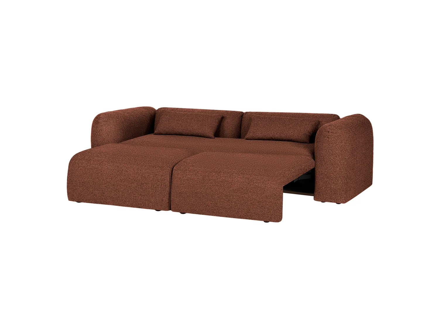 Canapé‑lit Yaro 3 places convertible 140×200, mousse HR et ressorts sinueux