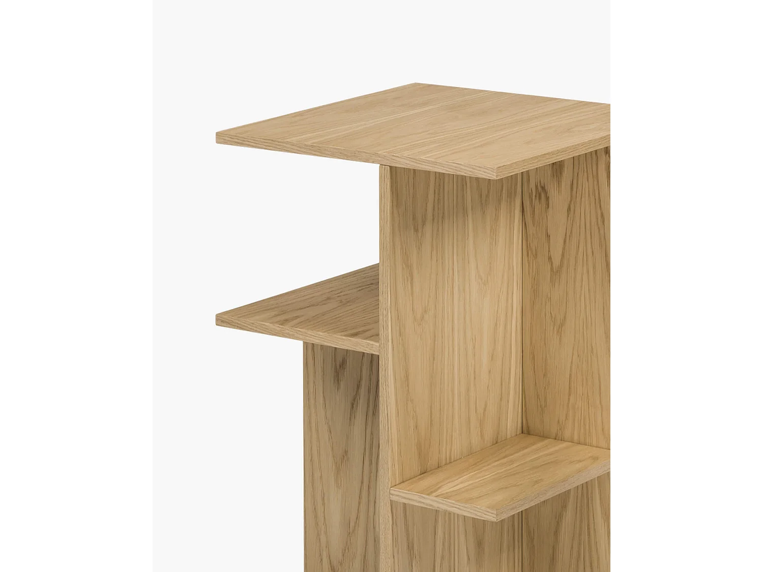 noo.ma eikenhouten opbergkast modern 56,5x36x36 cm onbewerkt