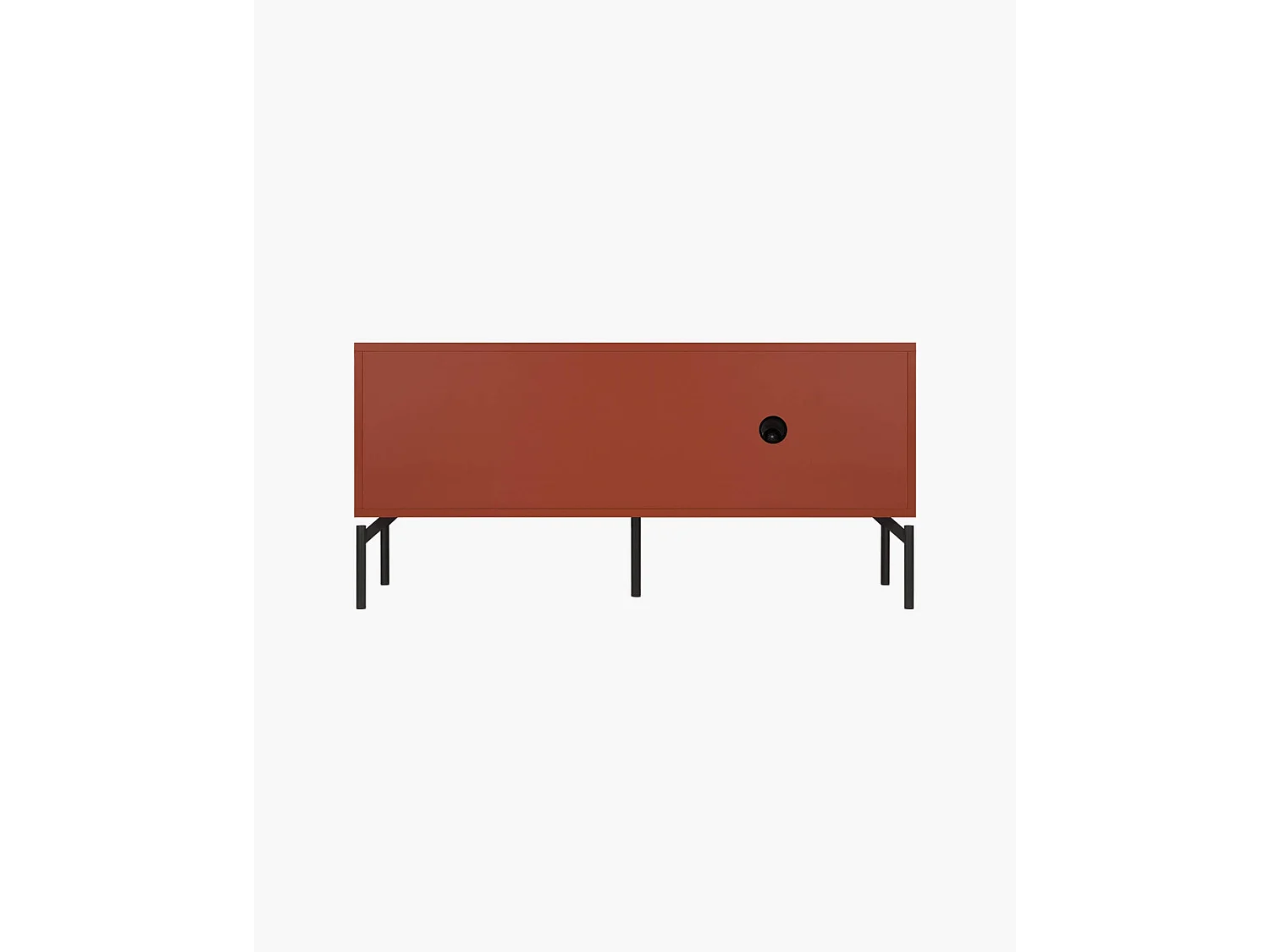 noo.ma opbergkast terracotta blush 116x55x42 cm - modern, met compartimenten