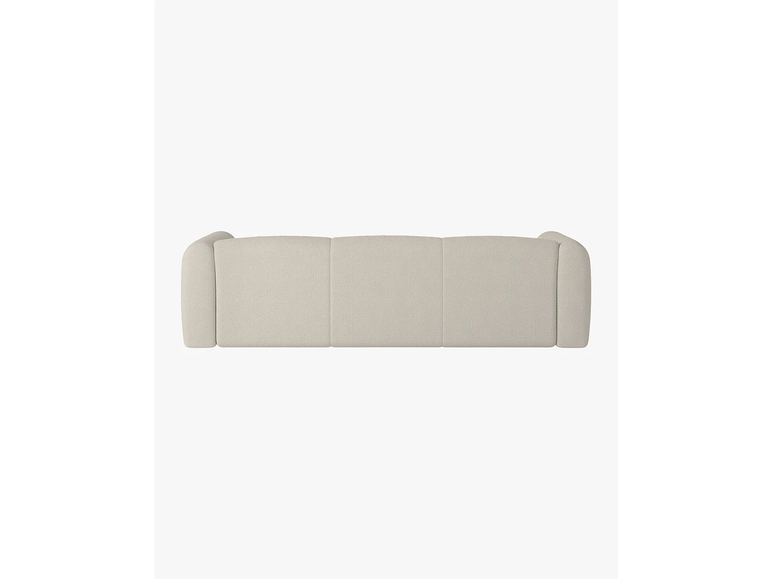 Canapé‑lit Flom 3 places - convertible, bouclé Desert Beige