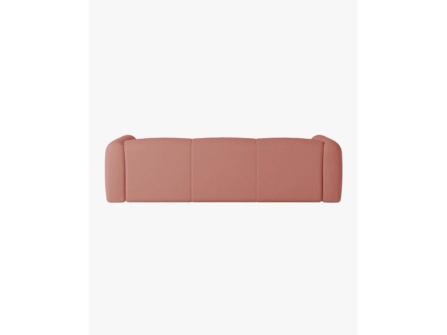 Canapé‑lit Flom 3 places - convertible, tissu Pink Clay