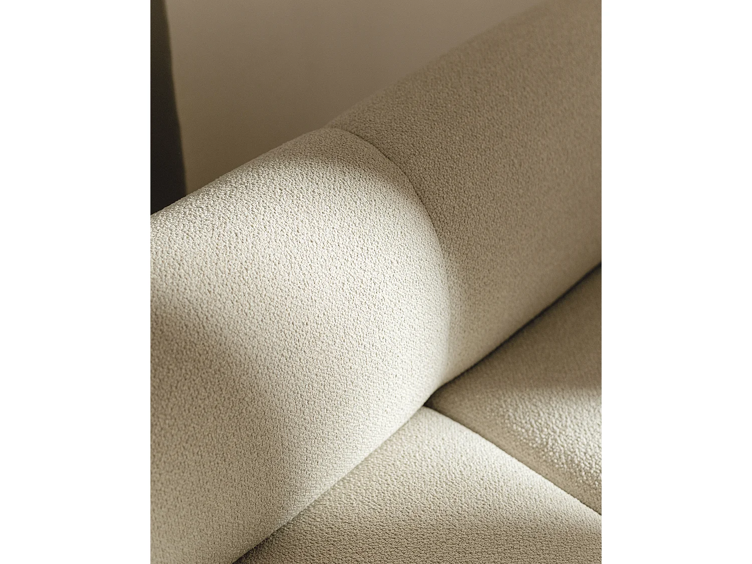 Canapé‑lit Flom 3 places - convertible, tissu Pink Clay