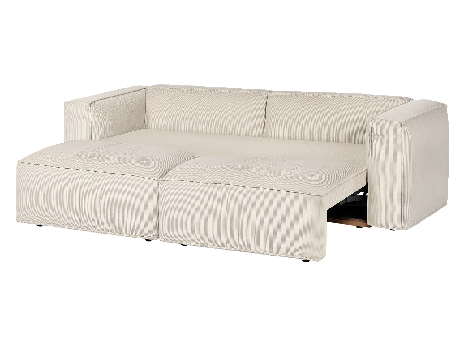 Canapé‑lit Lobi 3 places, convertible avec couchage 140 x 190 cm