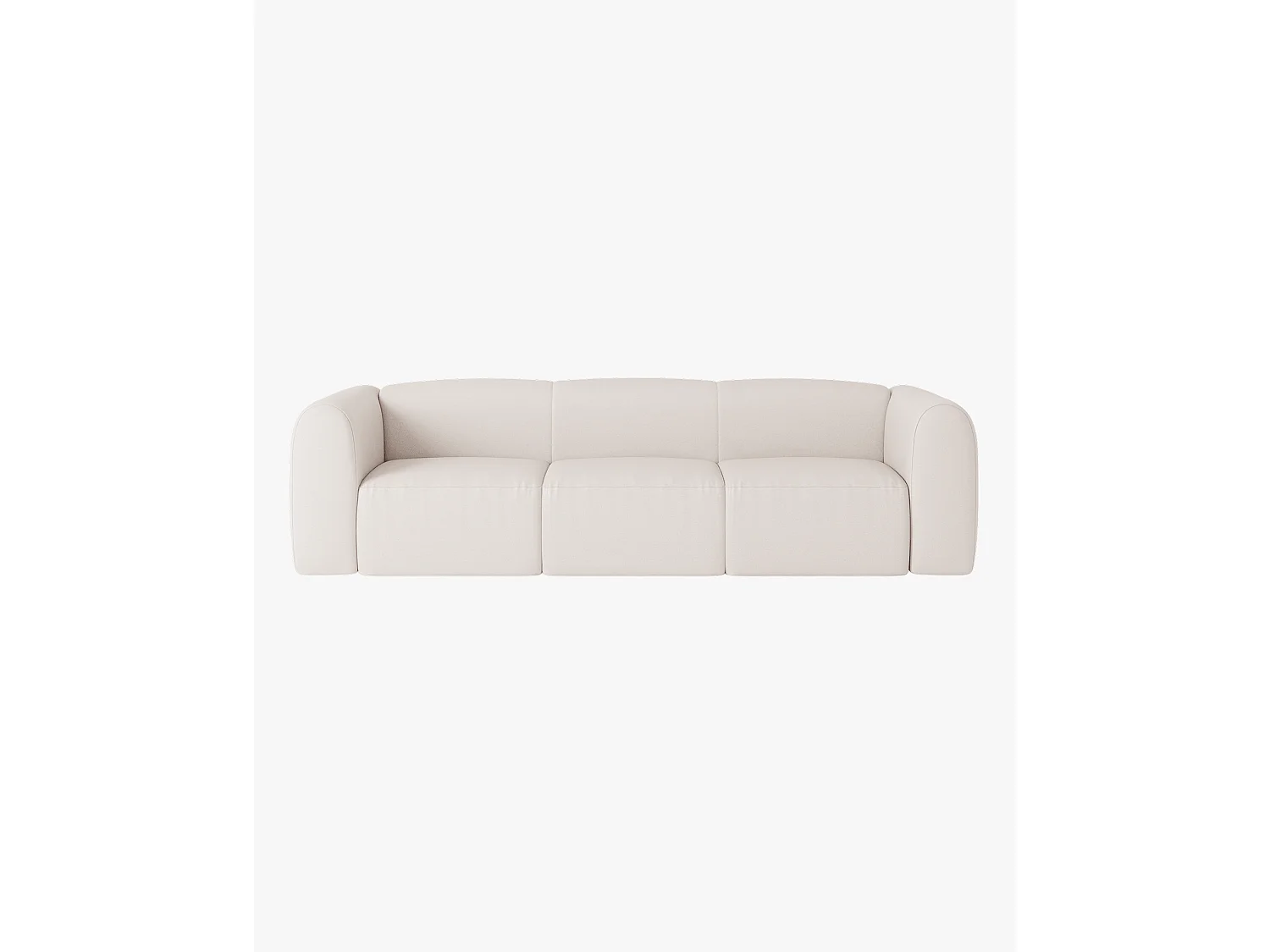 Canapé-lit Flom 3 places - style moderne, 140 × 200 cm